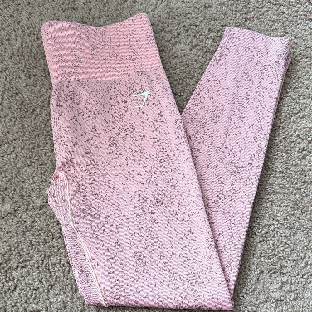 Gymshark Pink Patterned Leggings